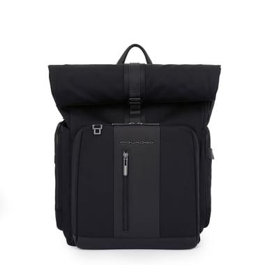 Piquadro Casual Backpack (17"),For 15.6" (Device),Unisex,Black