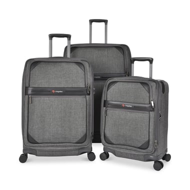 Magellan Luggage Set Of 3 (20"/24"/28"),3 Pieces,Grey