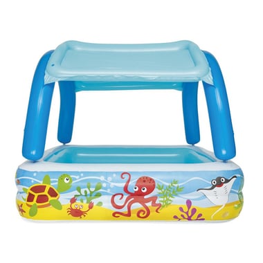 Bestway Inflatable Pool 140 Cm×140 Cm×114 Cm,2 Person,Multicolor