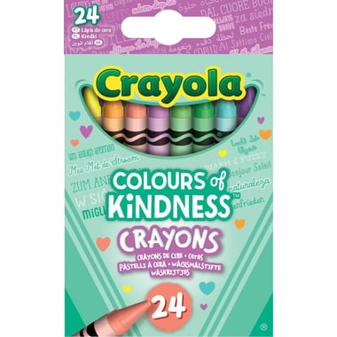 Crayola Wax Crayon,Assorted Color,24