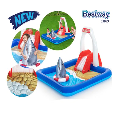 بيست واي مسبح مركز اللعب 234 سم×203 سم×129 سم,3 أشخاص,متعدد الالوان