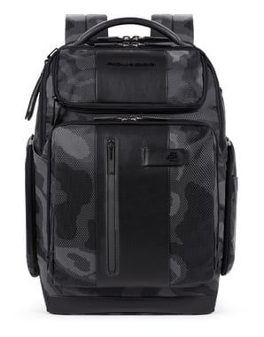 Piquadro Casual Backpack (16.5"),For 15.5" (Device),Unisex,Black