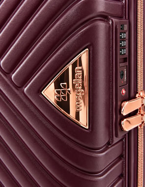 Magellan Luggage Set Of 4 (16"/20"/24"/28"),4 Pieces,Purple