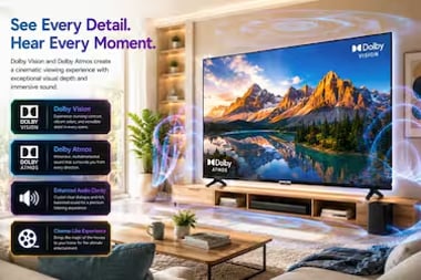 Nikai 100" Smart Tv,4k Qled,144 Hz,Black,100nikgoogle-144