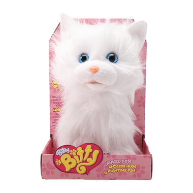 Bitsy Bitty Interactive Plush Toy ,3 Years And Above,White