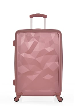 Track Luggage Set Of 4 (12"/20"/24"/28"),4 Pieces,Pink