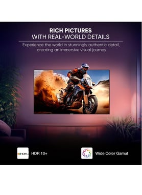 Nikai 50" Smart Tv,4k Qled,60 Hz,Black,Nik50meu4qled