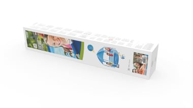انتيكس مسبح باطار 183.00 سم×183.00 سم×38.00 سم,شخصان,ازرق