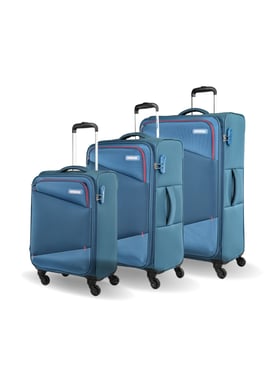 American Tourister Luggage Set Of 3 (20"/24"/28"),3 Pieces,Blue