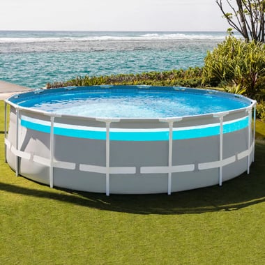 Intex Framed Pool 488.00 Cm×488.00 Cm×122.00 Cm,5 Person,Multicolor