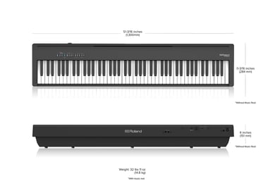 Roland 88 Keys Digital Piano,Beginner,Adults,Black
