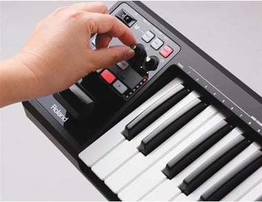 رولاند 94 مفتاح وحدة تحكم MIDI (ميدي), مبتدىء, للبالغين,أسود