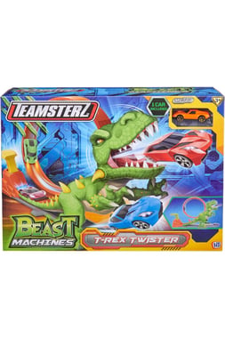 Teamsterz Vehicle & Track Set Car,3 Years And Above,Multicolor