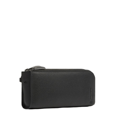 Piquadro Ac7037mos Zip Wallet,Black