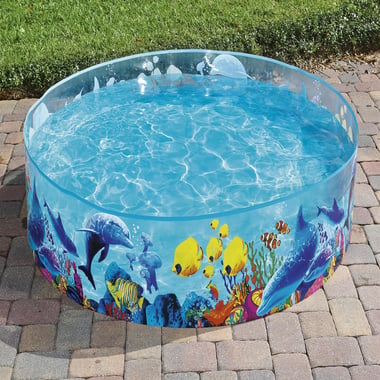 بيست واي مسبح فوق الارض 186 سم×186 سم×38 سم,3 أشخاص,متعدد الالوان