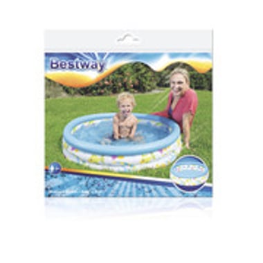 Bestway Inflatable Pool 102 Cm×102 Cm×25 Cm,2 Person,Multicolor