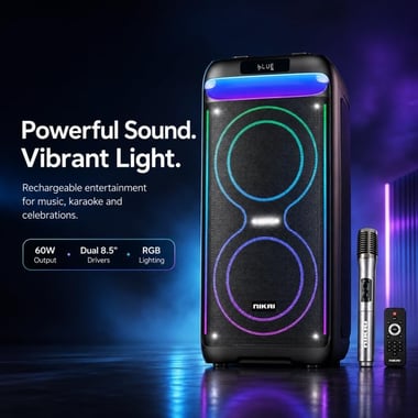 Nikai Wireless Pa System,As Per Usage,Black