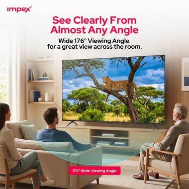 Impex 75" Smart Tv,4k Qd Mini-Led,120 Hz,Black,75qdmini120hz