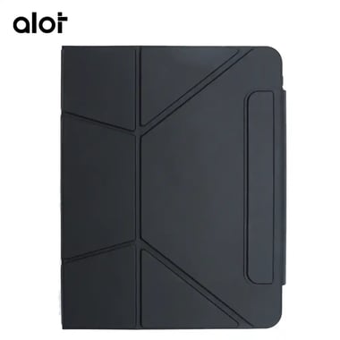 ألوت iPad Air 10.9 حافظة كمبيوتر لوحي بغطاء خلفي,أسود