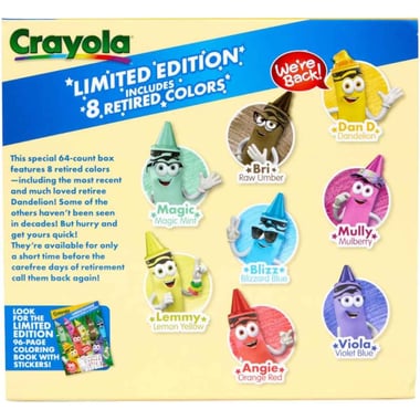 Crayola Wax Crayon,Assorted Color
