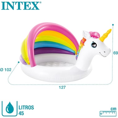 Intex Ring Pool 127.00 Cm×69.00 Cm×102.00 Cm,1 Person,Multicolor