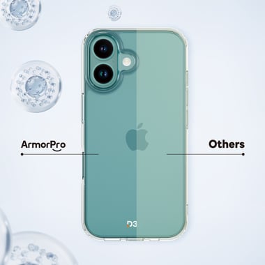 آرمربرو iPhone 16,غطاء خلفي للهاتف الذكي,شفاف