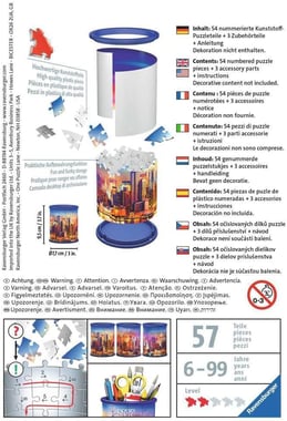 رافنسبورغر RVN112012,New York City Skyline,أحجية ثلاثية الأبعاد,54,انجليزي,8 سنوات فما فوق