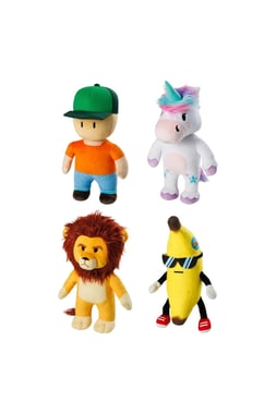 Stumble Guys Plush Toy Set ,1 Year And Above,Multicolor