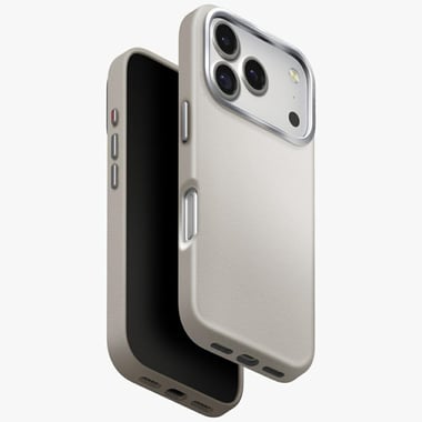 يونيك iPhone 17 Pro,غطاء خلفي للهاتف الذكي مع ماغ سيف,شفاف / موكا