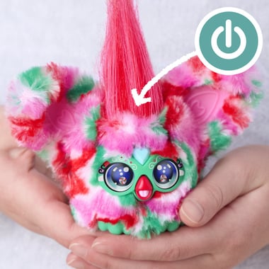 Furby Clip-On Plush Toy ,6 Years And Above,Multicolor