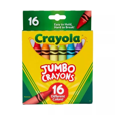 Crayola Wax Crayon,Assorted Color,16
