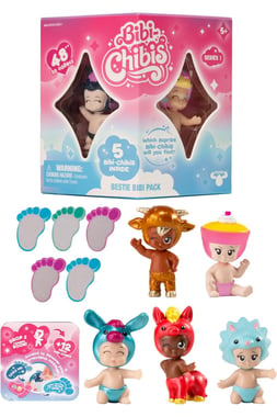 Bibi Chibis  Collectible Figure,4 Years And Above,Multicolor