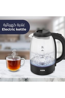 Kion Electric Kettle 1.7 L,2200 W,Clear
