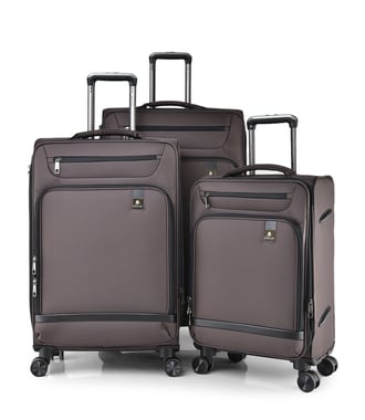 ماجلان قطع 3 مجموعة حقائب (20 بوصة / 24 بوصة / 28 بوصة),قطع 3, بني