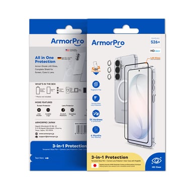 Armorpro Samsung S26+ Back Cover Mobile Case With Magsafe,Clear
