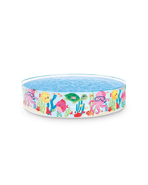 Intex Ring Pool 183.00 Cm×183.00 Cm×38.00 Cm,2 Person,Multicolor
