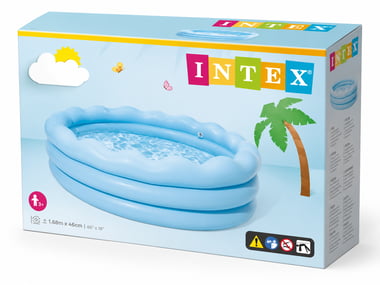 Intex Inflatable Pool 168.00 Cm×168.00 Cm×46.00 Cm,2 Person,Multicolor
