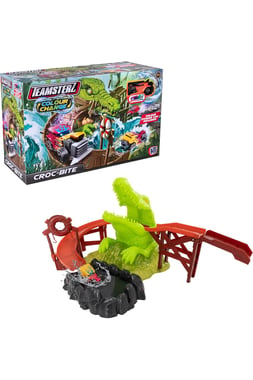 Teamsterz Vehicle & Track Set Car,3 Years And Above,Multicolor