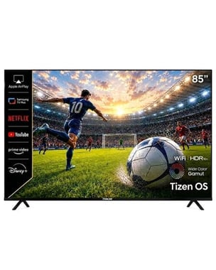 Nikai 85" Smart Tv,4k Led,60 Hz,Black,85qtzn4ksled