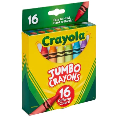 Crayola Wax Crayon,Assorted Color,16