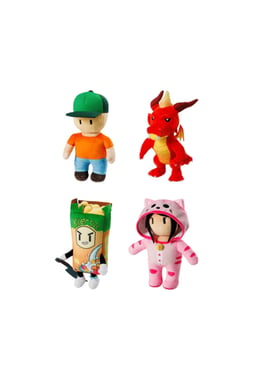 Stumble Guys Plush Toy Set ,1 Year And Above,Multicolor