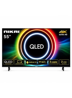 نيكاي 55 بوصة تلفزيون ذكي,دقة 4 كيه أوليد,60 Hz,اسود,55NKSQLED