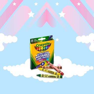 Crayola Wax Crayon,Assorted Color