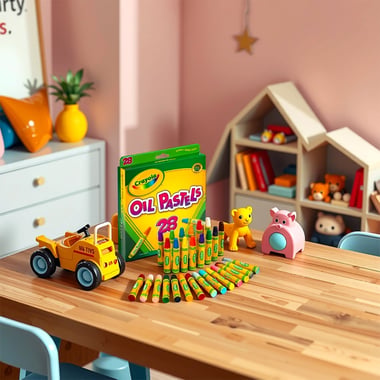 Crayola Oil Pastel,Assorted Color