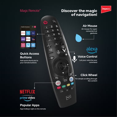 Impex 85" Smart Tv,4k Led,60 Hz,Black,Impex Fiesta 85" 4k Ultra Hd Smart Led Tv