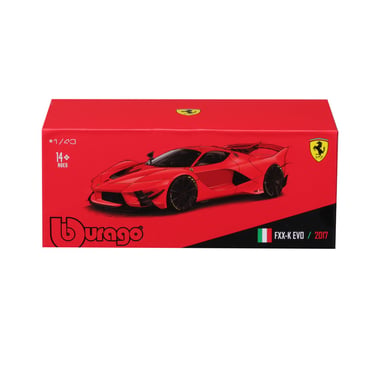 بوراجو نموذج معدني مصبوب (Diecast) سيارة رياضية,سنة فما فوق 14,أحمر