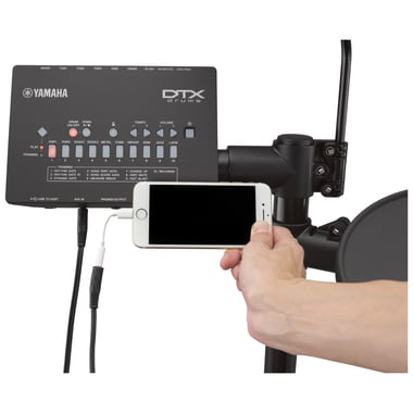 Yamaha Dtx-402 Electronic Drum Set Intermediate 5 Pieces,All Ages,Black