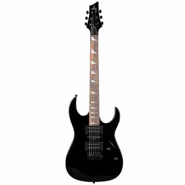 Unistar Seib370-Bk Electric Guitar Beginner,Right-Handed,6,Adults,Black