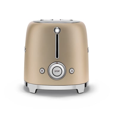 Smeg 2-Slice Toaster,950 W,Gold
