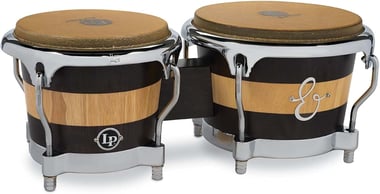 Latin Percussion Bongo Drum Beginner 2 Pieces,All Ages,Brown